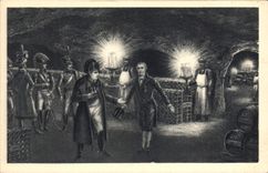 Postal Huecos Moet & Chandon M Jean Remy Moet alcalde de Epernay recibe la visita de 1.o Napoleón