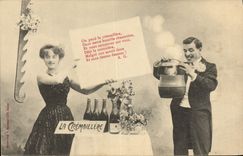 CPA Champagne La cremaillere