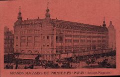CPA Publicite Grands Magasins du Printemps Paris 