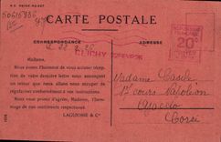 Vintage Postcard Publicity Department stores of Paris Spring