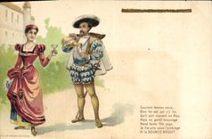 CPA Publicite Source Badoit