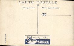 CPA Publicite Banania Rue Lambrechts Courbevoie Soldat Militaria