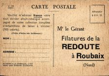 CPA Publicite Tricoteuses Laines de la Redoute Moutons