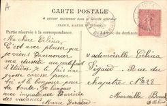 Vintage Postcard Publicite Rousseau Spring Ciotat Places church