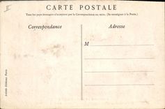 Vintage Postcard Publicity Exposure of Brussels 1910 One evening in the Parisian restaurant Furs Revillon Brothers