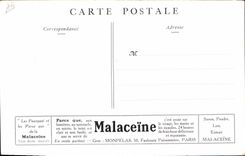 CPA Publicite Propos de premiere Malaceine