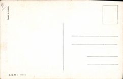 Vintage Postcard Fantasy Children Large father and large mother