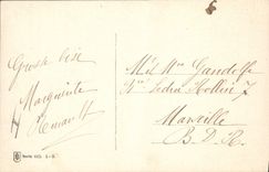 CPA Fantaisie Enfants Lapin Agneau