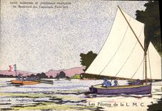 CPA Bateau Illustrateur Haffner Les Pilotins de la LMC