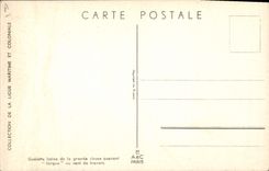 Vintage Postcard Boat Illustrator Haffner Latin Schooner of the big class