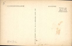 Vintage Postcard Phare Island of Brehat Points and Headlight of the Peacock