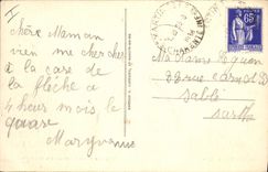 Vintage Postcard Headlight St Martin de re the Headlight seen of the walk of Barbettes