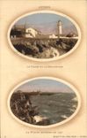 Vintage Postcard Antibes Headlight the Headlight and the Semaphore the extreme Point of the Cape