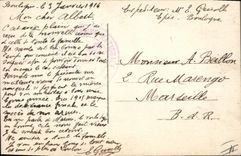 CPA Phare Cherbourg La jetee et la rade