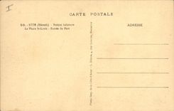 Vintage Postcard Headlight St Louis Entered of the Sete port