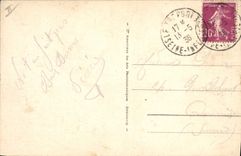 CPA Phare Le Treport Le phare de la jetee Effet de contre jour Bateau