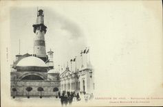 CPA Phare Exposition de 1900 Navigation de commerce Grande Bretagne et Allemagne