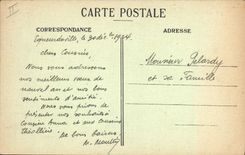 Vintage Postcard Headlight Surroundings of Cherbourg Gatteville