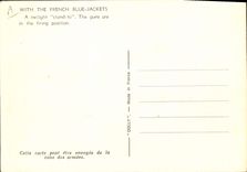 Vintage Postcard Militaria With our sailors