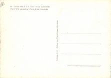 Vintage Postcard Militaria Paris Defile of the FFI Places Harmony