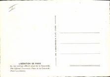 CPA Militaria Liberation de Paris Le cortege officiel place de la Concorde