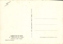 CPA Militaria Liberation de Paris Bienvenue aux Jeeps