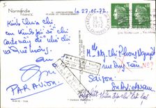 Modern Postcard Militaria Arromanches Beaches of the unloading