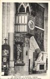 Vintage Postcard Beauvais Clock the cathedral Interior the old clock and the statue of the cardinal Forbin Janson