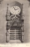 Vintage Postcard Clock Feurs Jacquemard