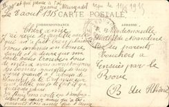 Vintage Postcard Folklore the Limousin Donkey Mule