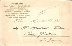 Vintage Postcard Fantasy Flowers Nimette Woman