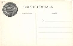 Postal Folclore Vino Vendimia Champaña Moet & Chandon 1.o Epernay Napoleón visita tiene a J Moet Alcalde de Epernay