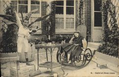 CPA Folklore Vin Vendange Champagne Gaite et reves roses Enfants