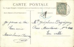 Vintage Postcard Publicity Chocolate of Aiguebelle Logger