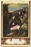 Vintage Postcard Publicity Chocolate factory of Aiguebelle Ribera worship of the shepherds