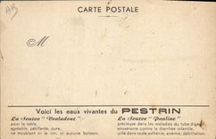 Vintage Postcard Publicity Kneader Source Ventadour Pauline