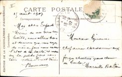 CPA Publicite Chocolaterie d'Aiguebelle Moulin a vent