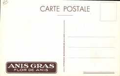 Vintage Postcard Publicity Fatty Anise Anise Woman Flora