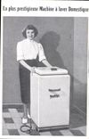 Vintage Postcard Publicite Washing machine domestic