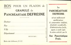 Postal Publicidad Laboratorios 6.o Defresne Audaz Rue Jacon París
