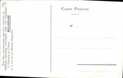 Vintage Postcard Publicite Mulhouse Manure Mugs up