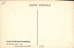 CPA Publicite Societe des Missions Evangeliques Boulevard Arago Paris