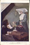 Vintage Postcard Publicity Globeol Religious Nurse