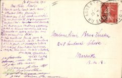 Vintage Postcard Fantaisie Illustrator Windmill Happy new year