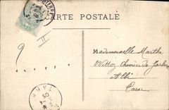 Vintage Postcard Fantasy Illustrator Xavier Sager Woman Woman Poisso April 1st