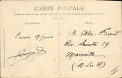 Vintage Postcard Phare Cape Ferrat the headlight Splits of Villefranche