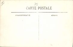 Vintage Postcard Headlight Cancale Departure of the caravan Boats