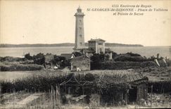 Vintage Postcard Headlight Surroundings of Royan St Georges de Didonne Headlight of Vallieres and Pointe of Suzac