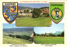 Modern Postcard Militaria the Vault in Vercors the village Duaphine Vassieux in Holy Vercors Agnan in Vercors Museum of Resistance