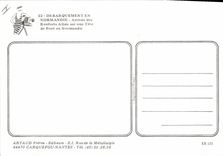 Modern Postcard Militaria Debarquement in Normandy Arrivee of the reinforcements combine on a head of Bridge in Normandy